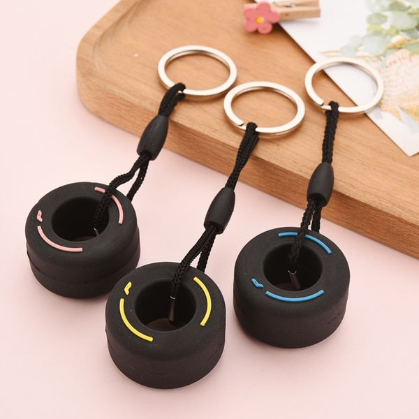 simulation cartoon small tire keychain pvc soft rubber key ring car decoration accessories keychain pendant
simulation cartoon small tire keychain pvc soft rubber key ring car decoration accessories keychain pendant