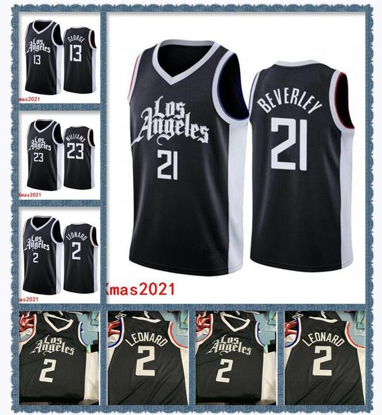 2021 mens pressing customized basketball jersey 13 george 2 leonard 21 beverley 23 williams 9 ibaka 33 batum beverley 5 kennard, Blue;black
2021 mens pressing customized basketball jersey 13 george 2 leonard 21 beverley 23 williams 9 ibaka 33 batum beverley 5 kennard, Blue;black