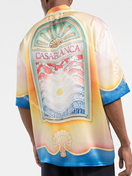 casablanca men designer lucid dreams silk shirt summer beach short sleeve button up shirts, White;black
casablanca men designer lucid dreams silk shirt summer beach short sleeve button up shirts, White;black