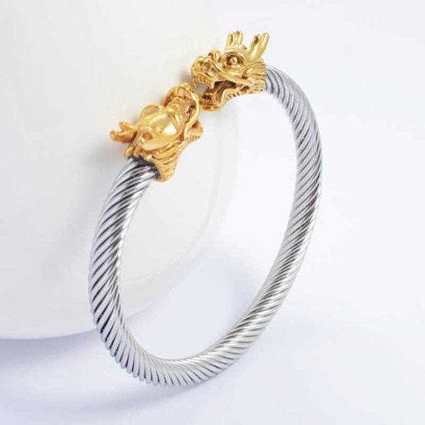 punk faucet open bracelet male and female steel silver and gold faucets galvanized steel wire bracelet, Golden;silver
punk faucet open bracelet male and female steel silver and gold faucets galvanized steel wire bracelet, Golden;silver