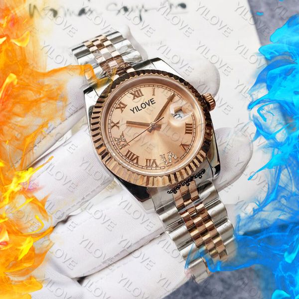 rose gold 37mm calendar diamond dial women's watch 316l stainless steel automatic mechanical clock dress ring bracelet wristwatch, Slivery;brown
rose gold 37mm calendar diamond dial women's watch 316l stainless steel automatic mechanical clock dress ring bracelet wristwatch, Slivery;brown