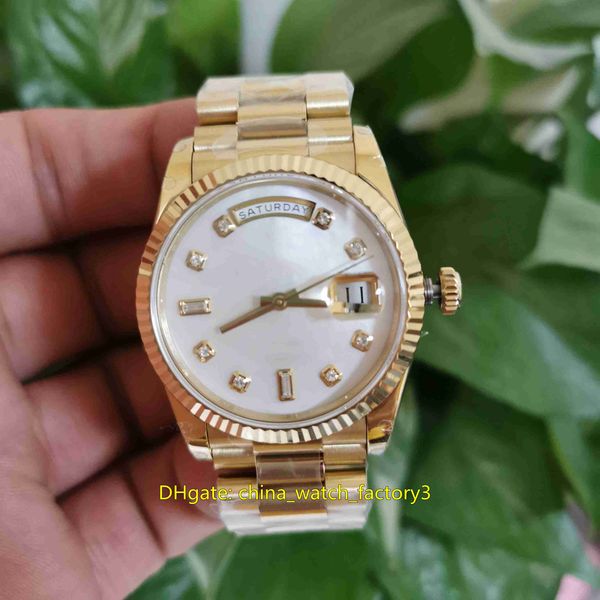 bp maker watches 36mm day-date pearl mother diamonds dial 18k gold cal.2813 2836 3255 movement mechanical automatic watch men's women&#, Slivery;brown 
bp maker watches 36mm day-date pearl mother diamonds dial 18k gold cal.2813 2836 3255 movement mechanical automatic watch men's women&#, Slivery;brown