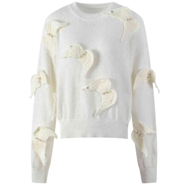 women's knits tees white round neck gentle wind loose long sleeve wing beaded sweater women's autumn and winter 13ki
women's knits tees white round neck gentle wind loose long sleeve wing beaded sweater women's autumn and winter 13ki