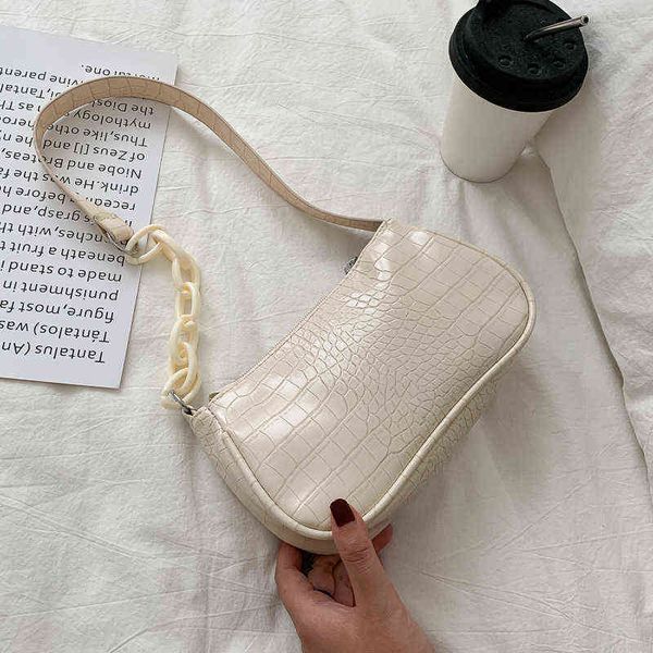 2021new arrivals women underarm bag vintage solid color ladies baguette handbags girls small shoulder bag g220524
2021new arrivals women underarm bag vintage solid color ladies baguette handbags girls small shoulder bag g220524