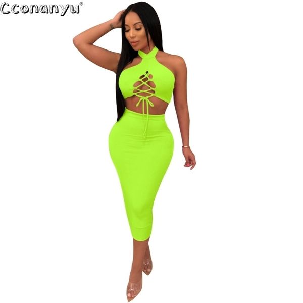 womens 2 piece set dress two piece summer sleeveless halter off shoulder laceup short crop party club bodycon y200512, White
womens 2 piece set dress two piece summer sleeveless halter off shoulder laceup short crop party club bodycon y200512, White