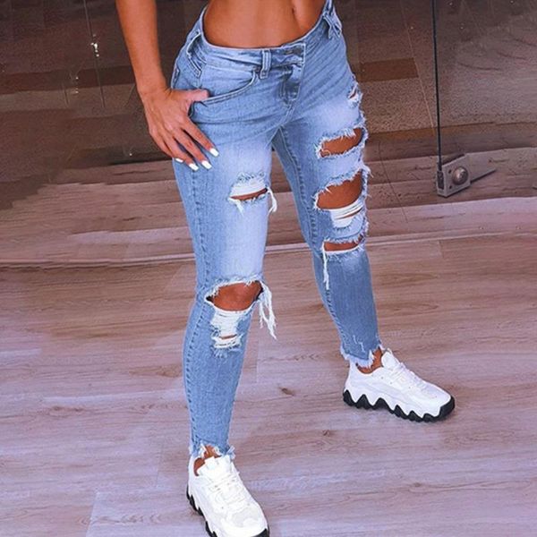 clothes women jeans woman slim pants washed ripped hole gradient long denim regular, Blue
clothes women jeans woman slim pants washed ripped hole gradient long denim regular, Blue