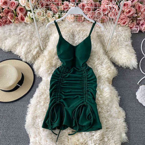 casual dresses korean fashion women's dress summer drawstring fold waist slim wrap hip skirt suspender bottomed short ku3v, Black;gray
casual dresses korean fashion women's dress summer drawstring fold waist slim wrap hip skirt suspender bottomed short ku3v, Black;gray