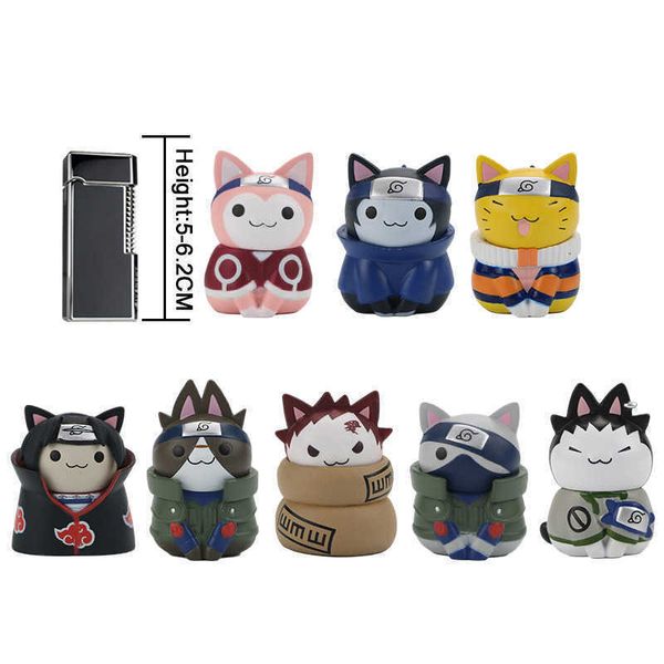 huiya01 8 pieces of cat shape hand-made japanese anime doll decoration trend toy ninja cat gift g0911
huiya01 8 pieces of cat shape hand-made japanese anime doll decoration trend toy ninja cat gift g0911