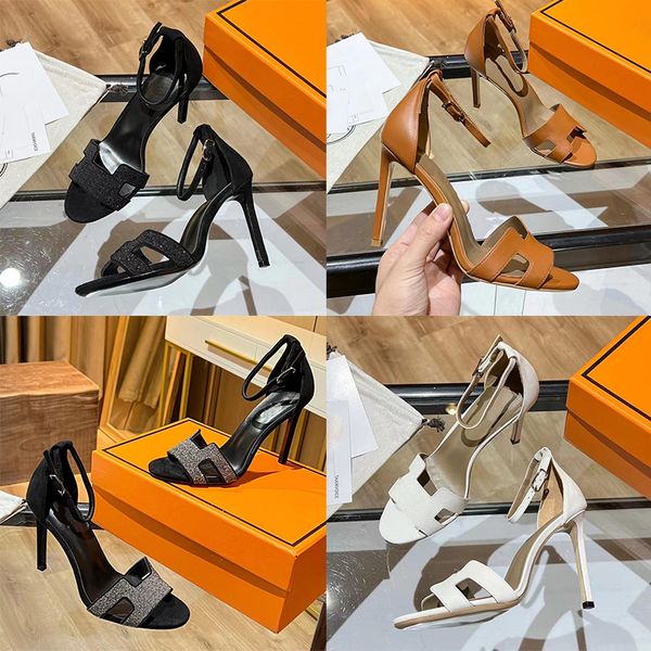 designer sandals women high heels calfskin leather sandal classic stiletto heel santorini legend shoe flat wedge heel shoes with box, Black
designer sandals women high heels calfskin leather sandal classic stiletto heel santorini legend shoe flat wedge heel shoes with box, Black