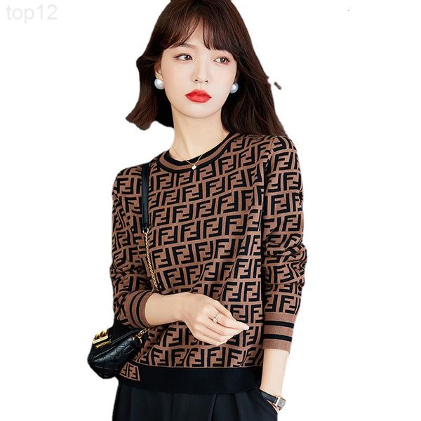 designer 2022 spring exotic letter jacquard long sleeved sweater women's autumn and winter round neck bottomed 2022, White
designer 2022 spring exotic letter jacquard long sleeved sweater women's autumn and winter round neck bottomed 2022, White