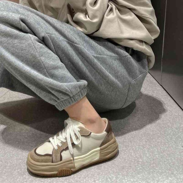 dress shoes ins color blocking thick soled muffin shoes versatile sports and leisure round head flat sole german training women's 3z9o, Black
dress shoes ins color blocking thick soled muffin shoes versatile sports and leisure round head flat sole german training women's 3z9o, Black