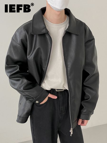iefb korean style texture stable slim men pu leather jacket fashionable loose solid color casual turndown collar 220816, Black;brown
iefb korean style texture stable slim men pu leather jacket fashionable loose solid color casual turndown collar 220816, Black;brown