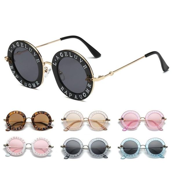 sunglasses sunglasses luxury women men letters metal alloy pc round frame tinted shades funky stylish designer sun glasses retro eyewearsung, White;black