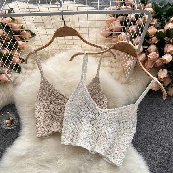 women hook flower strap sleeveless v neck slim y2k summer beach off shoulder knitted short camisole 0613, White
women hook flower strap sleeveless v neck slim y2k summer beach off shoulder knitted short camisole 0613, White