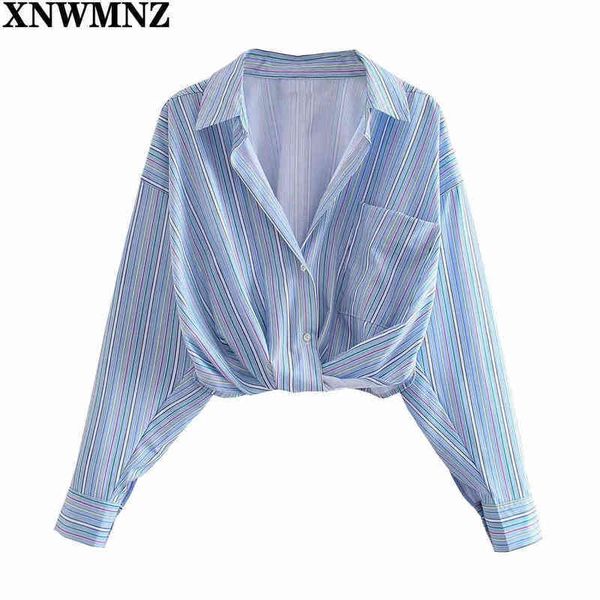 xnwmnz women shirts blue knot striped crop woman long sleeve button summer female shirt streetwear ladies blouse 210513, White
xnwmnz women shirts blue knot striped crop woman long sleeve button summer female shirt streetwear ladies blouse 210513, White