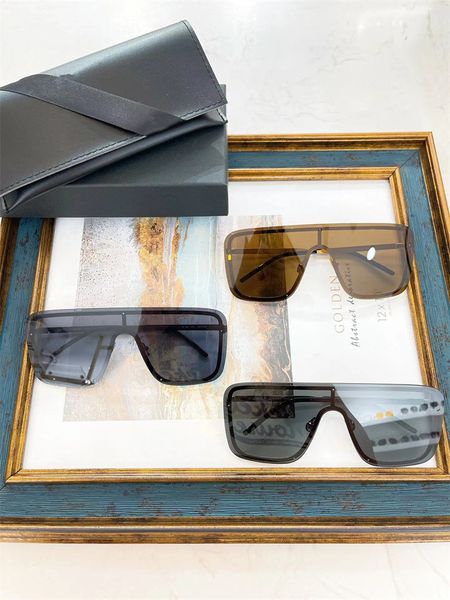 new designer sunglasses large frame thin face one-piece sunglass sl364 star online red same personalized mask sunglass, White;black
new designer sunglasses large frame thin face one-piece sunglass sl364 star online red same personalized mask sunglass, White;black