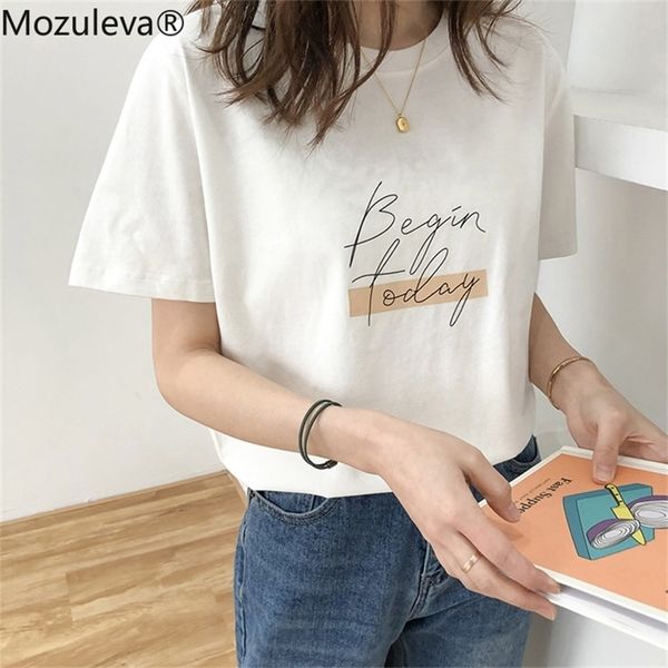 mozuleva casual o-neck letter print women t-shirt summer short sleeve loose female basic shirt ladies tees 100% cotton 210311, White
mozuleva casual o-neck letter print women t-shirt summer short sleeve loose female basic shirt ladies tees 100% cotton 210311, White