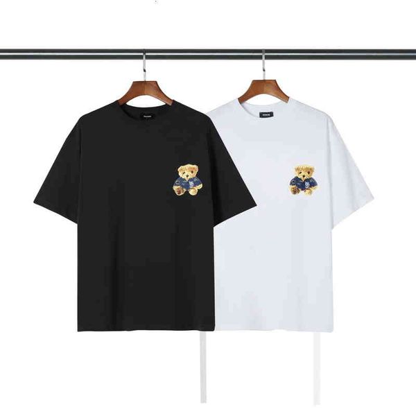 men's t-shirts spring and summer we11 chest embroidery bear round neck pullover men's women's short sleeve batch, White;black
men's t-shirts spring and summer we11 chest embroidery bear round neck pullover men's women's short sleeve batch, White;black