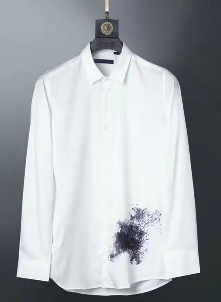 fashion mens casual shirt spring autumn designer handsome long sleeved marine animal letter printed shirts men slim fit business sports vers, White;black
fashion mens casual shirt spring autumn designer handsome long sleeved marine animal letter printed shirts men slim fit business sports vers, White;black