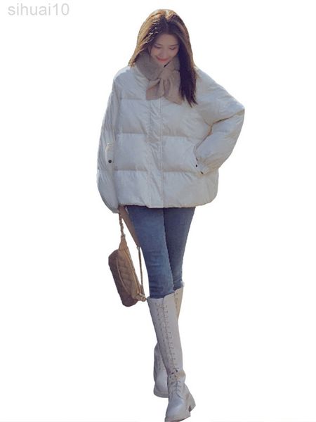shiny white duck down cotton jacket women 2022 new winter korean version fashion thickened warm coat stand collar l220730, Black
shiny white duck down cotton jacket women 2022 new winter korean version fashion thickened warm coat stand collar l220730, Black