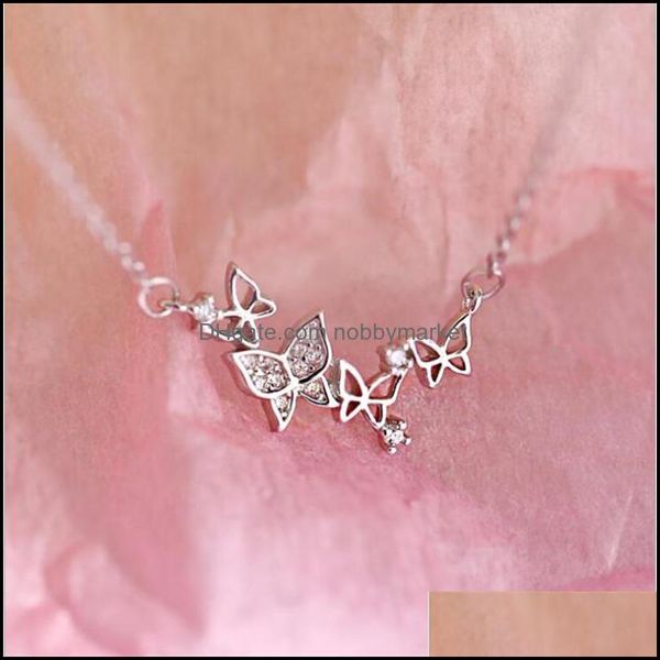 pendant necklaces pendants jewelry new creative hollow exquisite butterfly romantic flying 925 sterling sier heart crystal clavicle chain, Silver
pendant necklaces pendants jewelry new creative hollow exquisite butterfly romantic flying 925 sterling sier heart crystal clavicle chain, Silver