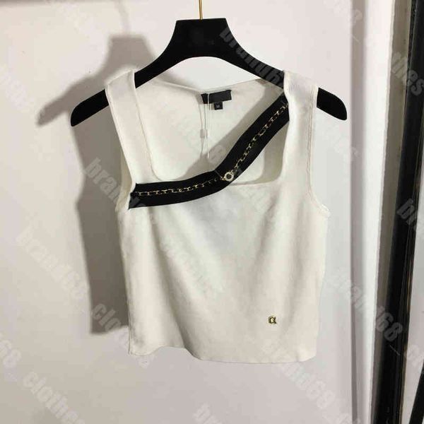 summer women wool knits shirt tees waistless shorts vest sweater slim diamond chain logo short sleeve t-shirts tech ch..el female designer, White
summer women wool knits shirt tees waistless shorts vest sweater slim diamond chain logo short sleeve t-shirts tech ch..el female designer, White