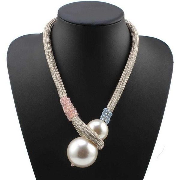 chunky handmade bead statement big pendant necklace for women rope chain ball fashion new 2018 simulated pearl necklace2501, Silver
chunky handmade bead statement big pendant necklace for women rope chain ball fashion new 2018 simulated pearl necklace2501, Silver