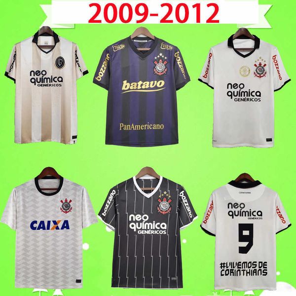 2009 2010 2011 2012 retro paulista soccer jerseys 100th home white away black corinthian #9 classic football shirt vintage golden uniform 09, Black;yellow
2009 2010 2011 2012 retro paulista soccer jerseys 100th home white away black corinthian #9 classic football shirt vintage golden uniform 09, Black;yellow