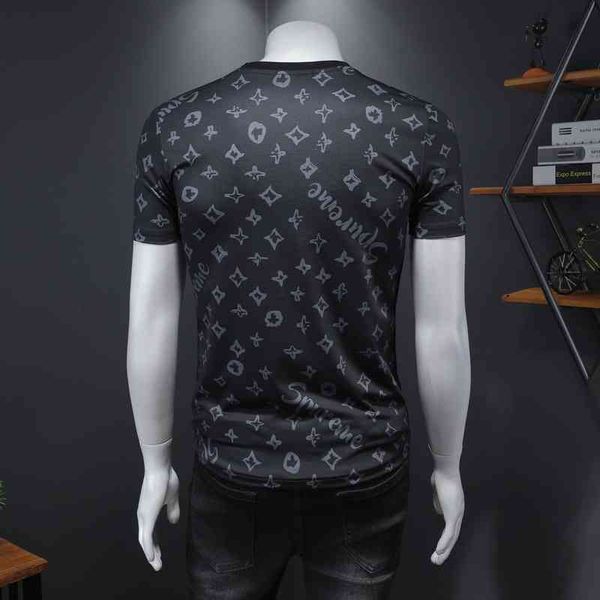 men's clothing brand men's short sleeve t-shirt summer fashion brand simple summer boys' print loose upper garment, White;black
men's clothing brand men's short sleeve t-shirt summer fashion brand simple summer boys' print loose upper garment, White;black