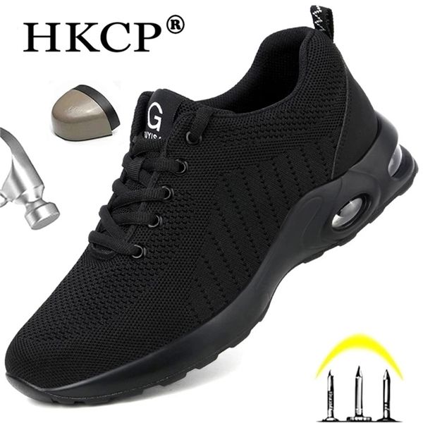 air cushion safety shoes comfort men boots indestructible work shoes fashion casual sneakers male security protection boots 220628, Black;brown
air cushion safety shoes comfort men boots indestructible work shoes fashion casual sneakers male security protection boots 220628, Black;brown