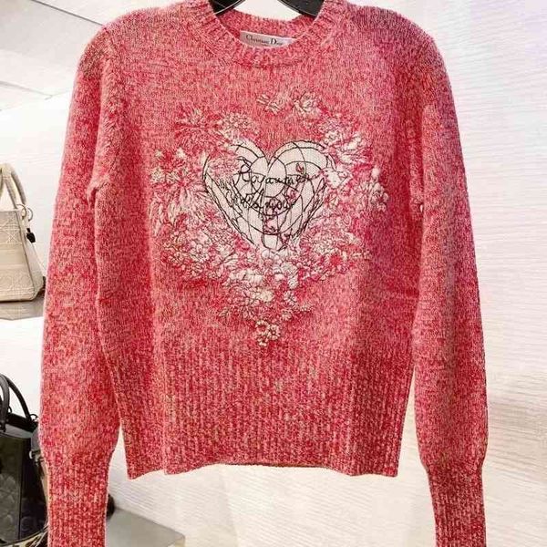 spring new family love heavy industry embroidered red sweater fashion age reduction high waist thin long sleeved top, White;black
spring new family love heavy industry embroidered red sweater fashion age reduction high waist thin long sleeved top, White;black