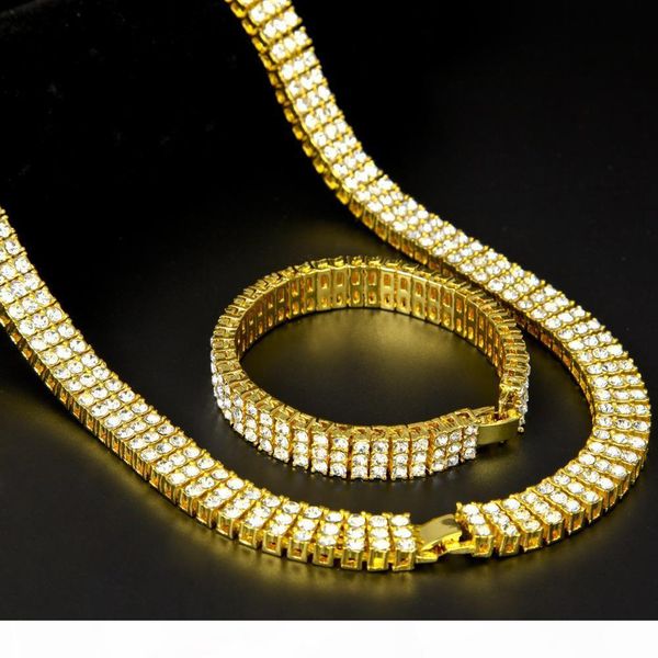 hip hop men gold silver bracelet & necklace iced out 30inches 3 row simulated diamond bling blings chain for men jewelry
hip hop men gold silver bracelet & necklace iced out 30inches 3 row simulated diamond bling blings chain for men jewelry