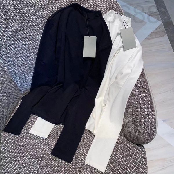 women's t-shirt designer early spring bottomed shirt soft temperament half high neck loose commuting solid color elastic thin printed t, White
women's t-shirt designer early spring bottomed shirt soft temperament half high neck loose commuting solid color elastic thin printed t, White