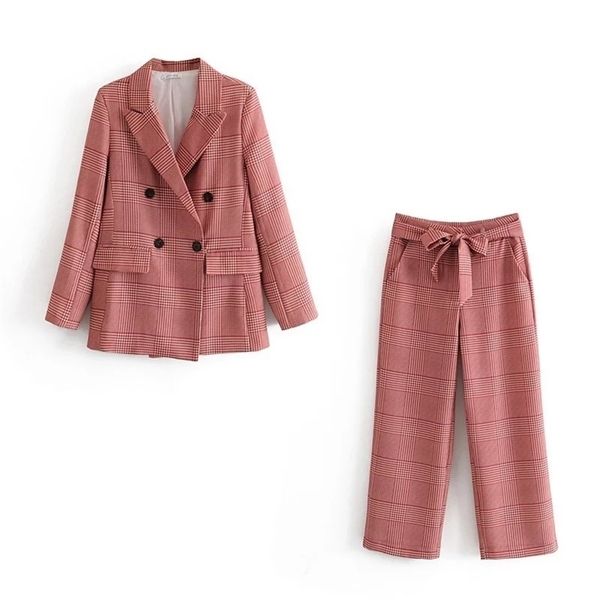 fashion women's suits skirt suit casual temperament doublebreasted plaid jacket female pants suit autumn women's clothing, White
fashion women's suits skirt suit casual temperament doublebreasted plaid jacket female pants suit autumn women's clothing, White