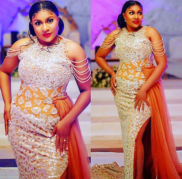 2022 plus size arabic aso ebi gold luxurious mermaid prom dresses lace beaded evening formal party second recepton birthday engagement gowns, Black
2022 plus size arabic aso ebi gold luxurious mermaid prom dresses lace beaded evening formal party second recepton birthday engagement gowns, Black