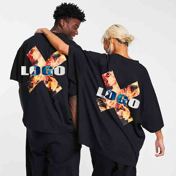 2022 summer new fashion brand off shoulder digital printed short sleeve t-shirt men's loose simple t-shirt top, White;black
2022 summer new fashion brand off shoulder digital printed short sleeve t-shirt men's loose simple t-shirt top, White;black