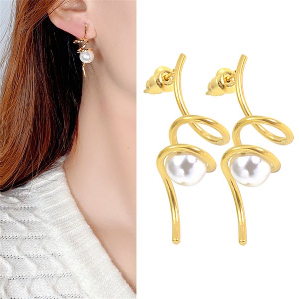 earrings 2022 trend popular pearl unique exaggerate stud pattern korean fashion indian christmas gift female earrings jewelry charming acces, Golden;silver
earrings 2022 trend popular pearl unique exaggerate stud pattern korean fashion indian christmas gift female earrings jewelry charming acces, Golden;silver