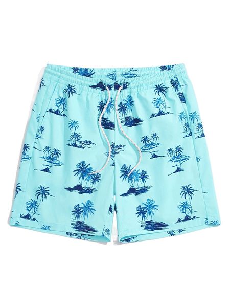 men palm tree print drawstring waist shorts w5dx#, White;black
men palm tree print drawstring waist shorts w5dx#, White;black