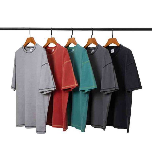 men's t-shirts summer high street ins short sleeve oversize loose wash old bright line contrast color reverse bottomed t-shirt c44n, White;black
men's t-shirts summer high street ins short sleeve oversize loose wash old bright line contrast color reverse bottomed t-shirt c44n, White;black