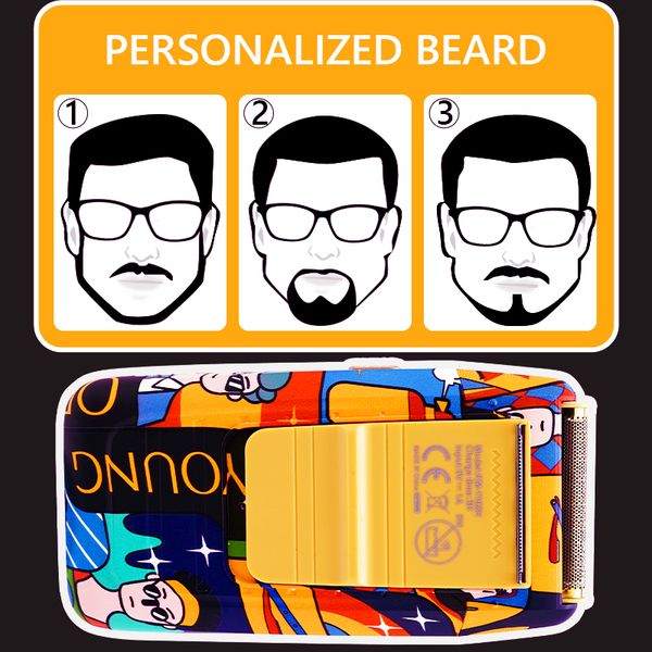 new titanium blade double foil shaver razor professional barber finishing tool electric for men razor random graffiti pattern p
new titanium blade double foil shaver razor professional barber finishing tool electric for men razor random graffiti pattern p