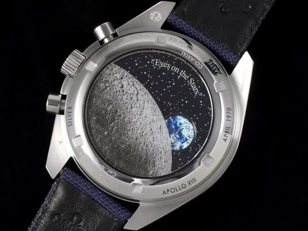 gs v2 ultraman moonswatch 50th anniversary watches 42mm cal3861 dynamic mechanical movement on the back of the earth rotation one revolution, Slivery;brown
gs v2 ultraman moonswatch 50th anniversary watches 42mm cal3861 dynamic mechanical movement on the back of the earth rotation one revolution, Slivery;brown