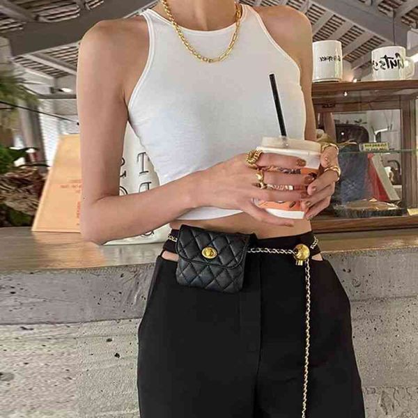 belts summer metal waist chain small bag women's fragrance lingge mini golden ball chest ovxf, Black;brown
belts summer metal waist chain small bag women's fragrance lingge mini golden ball chest ovxf, Black;brown