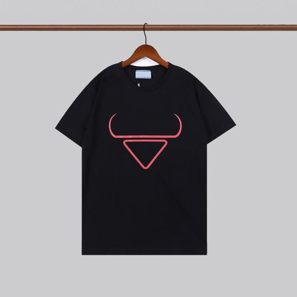 mens luxury fashion t shirts classic designer tees brand p triangle print year of the ox limited style t-shirt combed cotton comfortable wo, White;black
mens luxury fashion t shirts classic designer tees brand p triangle print year of the ox limited style t-shirt combed cotton comfortable wo, White;black