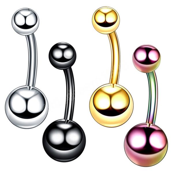 stainless steel belly button ring navel piercing bar surgical steel nombril ombligo for women body jewelry, Silver 
stainless steel belly button ring navel piercing bar surgical steel nombril ombligo for women body jewelry, Silver