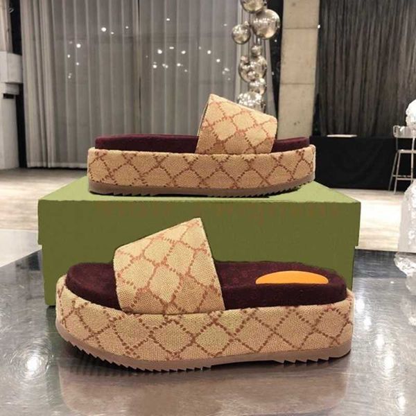 2022 womens platform sandals fashion slipper embroidered canvas designer slides slip on slippers girls 60mm canvas covered with box and dust, Black
2022 womens platform sandals fashion slipper embroidered canvas designer slides slip on slippers girls 60mm canvas covered with box and dust, Black