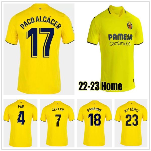 2022 2023 villarreal cf soccer jerseys parejo moreno bacca pino trigueros paco alcacer pau s.cazorla take geraro chukwueze custom 22 23 home, Black;yellow
2022 2023 villarreal cf soccer jerseys parejo moreno bacca pino trigueros paco alcacer pau s.cazorla take geraro chukwueze custom 22 23 home, Black;yellow