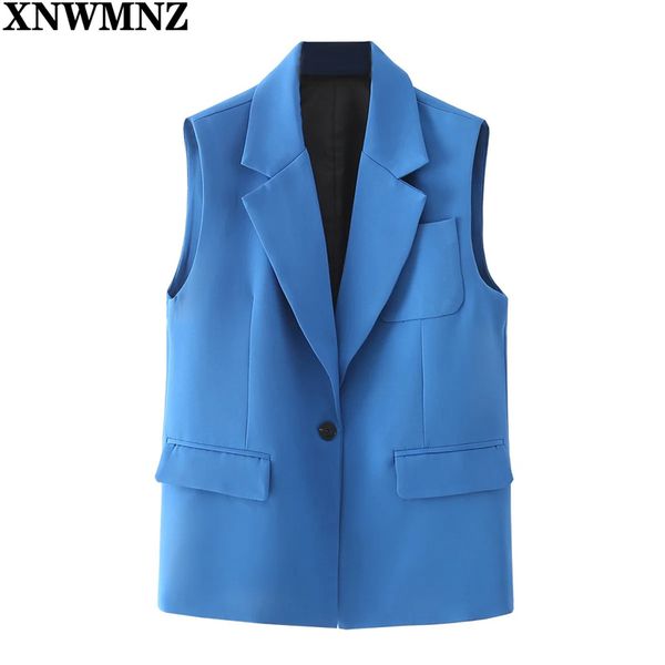 xnwmnz women fashion simply solid color sleeveless vest jacket office ladies wear casual slim suit waistcoat pocket outwear 210513, Black;white
xnwmnz women fashion simply solid color sleeveless vest jacket office ladies wear casual slim suit waistcoat pocket outwear 210513, Black;white