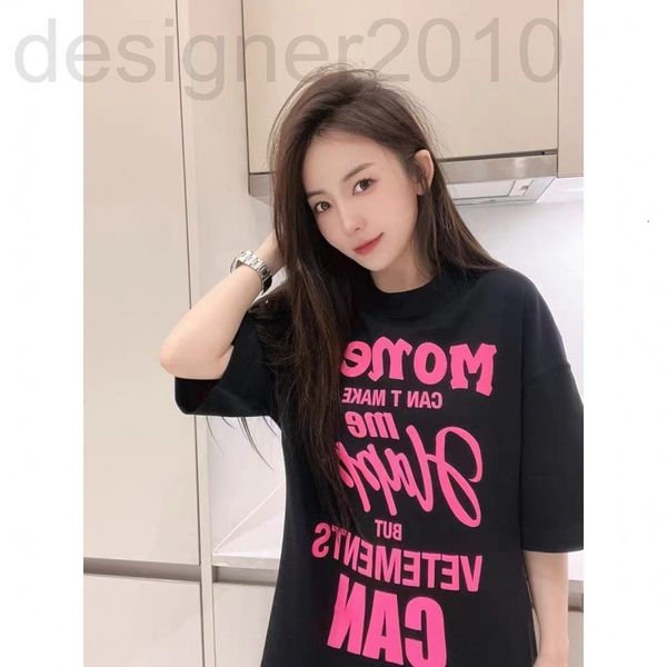 women's t-shirt designer chaopai 22 spring and summer new letter printed round neck t-shirt loose thin temperament white yql6
women's t-shirt designer chaopai 22 spring and summer new letter printed round neck t-shirt loose thin temperament white yql6