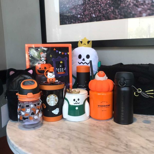 2020 starbucks cup halloween black cat pumpkin cross dressing ghost mason mug water cup thermos cup
2020 starbucks cup halloween black cat pumpkin cross dressing ghost mason mug water cup thermos cup