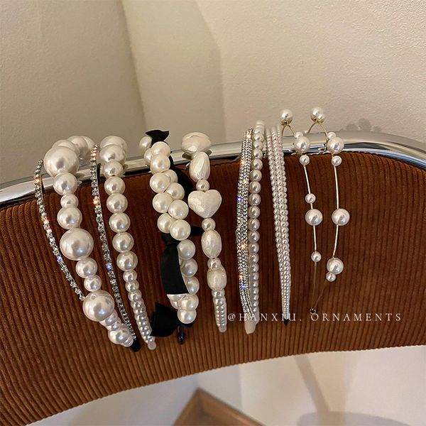 french ins vintage bow white pearl headband outing sweet elegance hair pressing hairpin female hair accessories headdress, Silver
french ins vintage bow white pearl headband outing sweet elegance hair pressing hairpin female hair accessories headdress, Silver